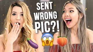 TEXTING THE WRONG PIC | Give Good Text w/ Mia Stammer and Tiffany Ma