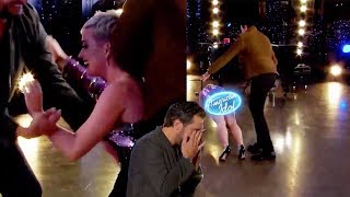 The Internet Reacts To Katy Perry’s HILARIOUS Fall And Wardrobe Malfunction On American Idol