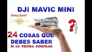 DJI MAVIC MINI 24 COSAS QUE DEBES SABER en ESPAÑOL