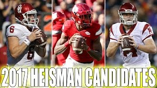 10 HEISMAN Candidates For 2017-2018 CFB Season