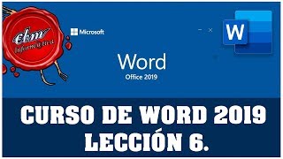 CURSO DE WORD 2019 DESDE CERO - 6 BUSQUEDA Y REEMPLAZO DE TEXTO