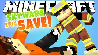 ЭПИЧНОЕ СПАСЕНИЕ! [Minecraft Team SkyWars Mini-Game]