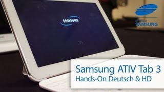 Samsung ATIV Tab 3 Hands On Test deutsch HD
