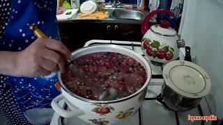 Компот из клюквы и ревня