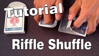 Como embaralhar cartas - Método Riffle Shuffle