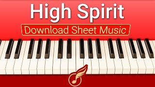 "High Spirit" (кавер фортепиано) НОТЫ скачать | Глория