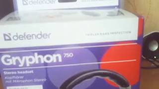 Обзор наушников Defender Gryphon 750