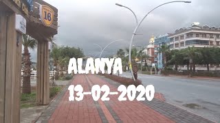ALANYA Прогулка 13 февраля в февральский дождливый день Тосмур
