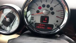 How to use your car cockpit and settings BMW Mini Cooper Computer Displays in Tachometer DIY