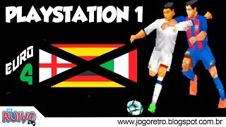 Winning Eleven Euro 4 Season 2016 / 2017 no Playstation 1 / PS1