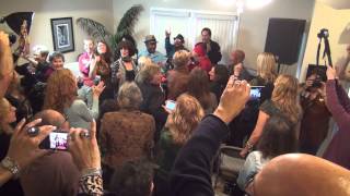 "September" sing-along at Women Who Write with Allee Willis and Earth Wind & Fire's Larry Dunn