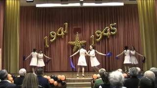 Концерт к 70-летию Великой Победы (танец "Синий платочек"), СОШ 975 г.Москва