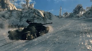Мастер на ИС-3. "Зимний мод" WoT by Torsus_SD (карта Монастырь)