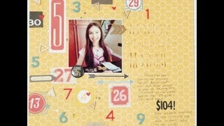 Scrapbooking Process: Money Money Money (Scraptastic)