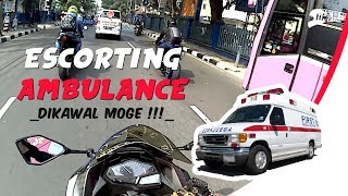 Iin San Carlo : Motovlog sunmori day | Escorting ambulance dikawal moge