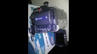 unboxing kamery sony handycam  dcr trv270e