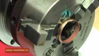 Гравировка на кольце www.newlaser.ru Laser engraving of gold rings.