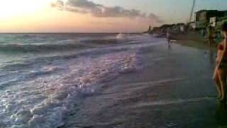 Закат солнца, Чорное море - пгт.Николаевка, Крым 20-08-2009