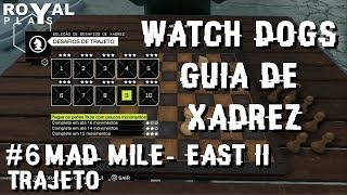 Watch Dogs - 3 estrelas nos 10 desafios de xadrez (Desafio de trajeto em Mad Mile - East 2)