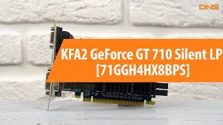 Распаковка KFA2 GeForce GT 710 Silent LP / Unboxing KFA2 GeForce GT 710 Silent LP