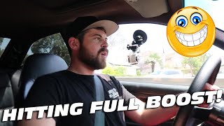 FULL BOOST RUNS IN MY +400HP TURBO BMW E36 M3!!!!