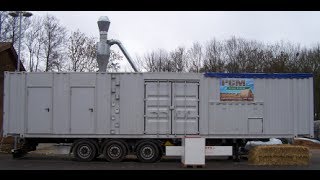 Мобильная линия гранулирования соломы (Германия)