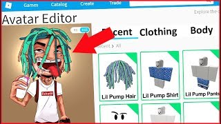 MAKING A LIL PUMP AVATAR ON ROBLOX!!