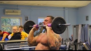 Михаил Сидорычев: тренировка с расширителями грифа XGRIP (Sidorychev thick bar training)