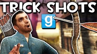 GMOD ARCHERY TRICK SHOTS?! | Garry's Mod Sandbox Fun
