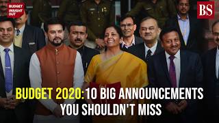10 big announcements of Budget 2020: Key takeaways you shouldn't miss