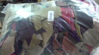 AE083 Leather scraps Обрезки кожи, купить, продажа