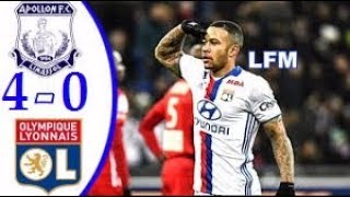 LYON VS APOLLON LIMASSOL : 4-0 / All Goals & Hightlights / Europa League 23.11.2017