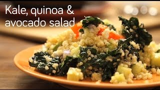 Healthy Recipe: Kale, Quinoa and Avocado Salad