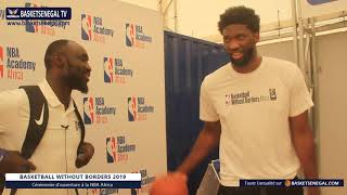 INSOLITE : Joel Embiid perturbe l'interview de Remy Ndiaye
