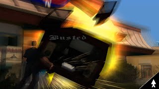 Modded GTA San Andreas Busted in 2 Minutes