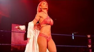 Eva Marie’s wardrobe malfunction on WWE Smackdown 9 august 2016 full show