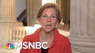 Senator Elizabeth Warren Reacts To President Donald Trump Calling Her ‘Pocahontas’ | MSNBC