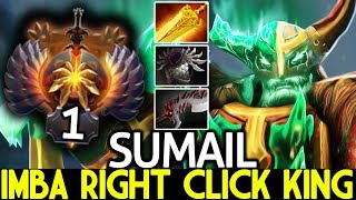 SUMAIL [Wraith King] Imba Right Click King Top Pro Carry 7.24 Dota 2