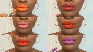 MILANI COLOR STATEMENT MOISTURE MATTE LIPSTICKS | SWATCHES + FIRST IMPRESSION