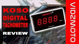 KOSO Digital Tachometer on Honda Click 150i