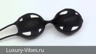 Вагинальные шарики Fun Factory Smartballs teneo duo черные