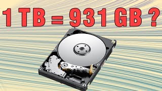 Why Hard Drives Are Smaller Than Advertised? - ThioJoeTech