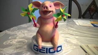 Geico's Maxwell The Pig Is Back! WEEEEEEEEEEEEEEEEEEEEEEEEEEEEEE!