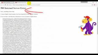 How To Fix Youtube 500 Internal Server Error - Purple Monkeys Error Message ! Youtube Down