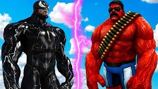 ВЕНОМ ПРОТИВ КРАСНОГО ХАЛКА РЭМБО В ГТА 5 МОДЫ! ОБЗОР МОДА В GTA 5! ИГРЫ ВИДЕО