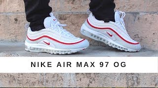 Nike Air Max 97 OG "Pure Platinum/White/University Red" Review