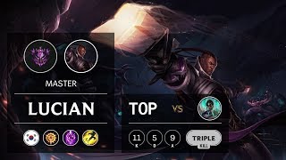 Lucian Top vs Karma - KR Master Patch 9.12