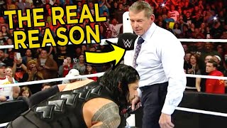 The Real Reason WWE Still Push Roman Reigns