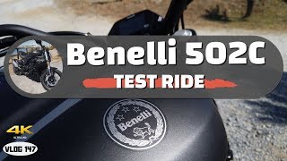 Benelli 502C (2019) - Test Ride - VLOG147 [4K]