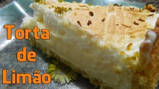 Torta mousse de limão | Cyber Receitas
